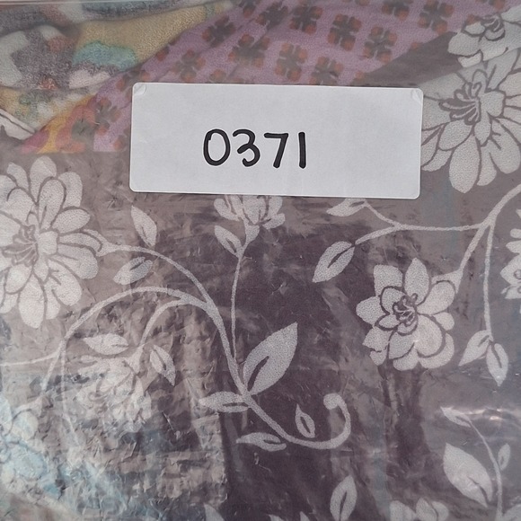 Womens Kimono 1X Boho Patchwork Hippie Open Duster Floral Paisley Festival Beach - Picture 7 of 7